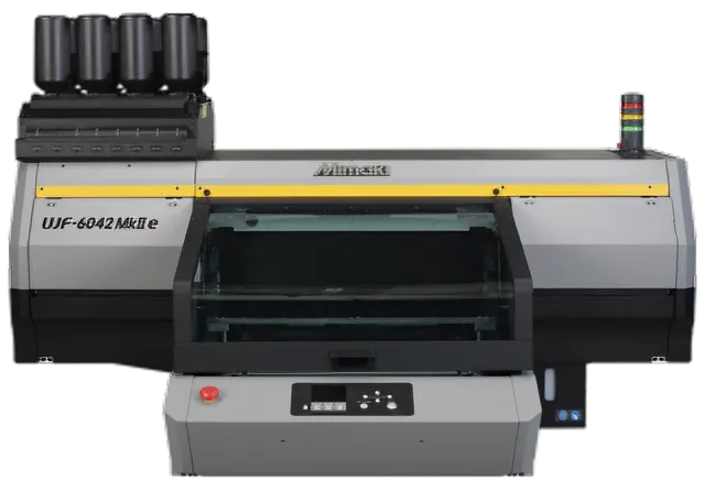 粒状感を極限まで軽減した新兵器UVインクジェットプリンタ：UJF-6042MkII e（A2プリンタ）
